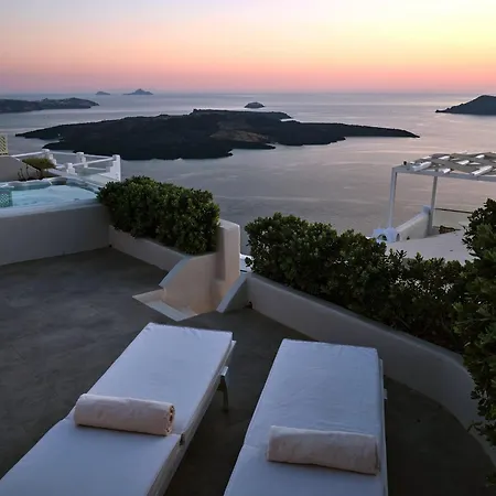 With View In The Heart Of Santorini *