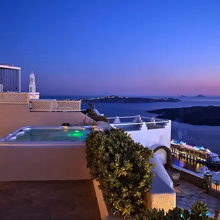 With View In The Heart Of Santorini