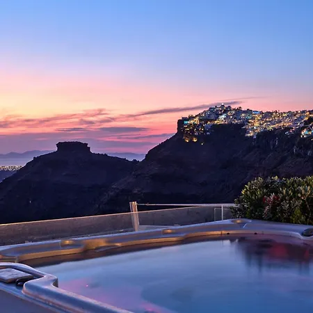 With View In The Heart Of Santorini Hébergement de vacances *